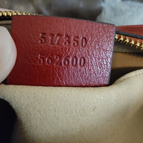 Copy Gucci Ophidia Mini Crossbody Camera Bag in Blue Suede with Red Leather - Picture 7 of 11